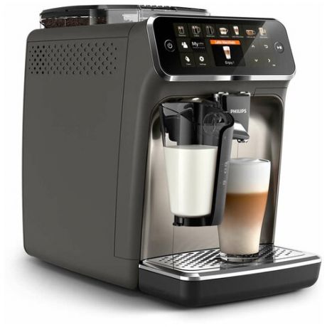 Кофемашина Philips EP5443/EP5444/EP5447 5400 Series LatteGo, светло-серый