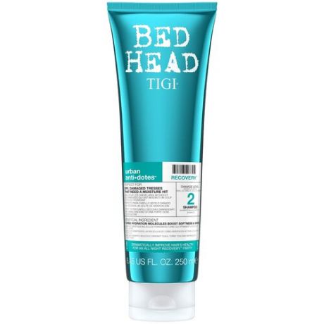 TIGI Bed Head шампунь Urban Anti+dotes 2 Recovery для поврежденных волос, 250 мл