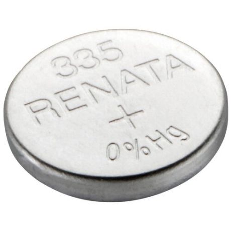 Батарейка Renata 335, 1 шт., 5 уп.
