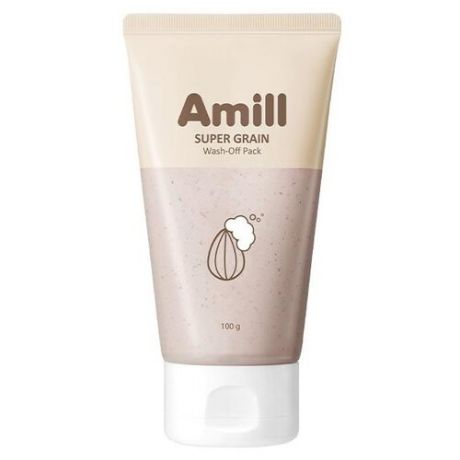 Amill Глиняная маска SUPER GRAIN WASH-OFF PACK, 100 мл