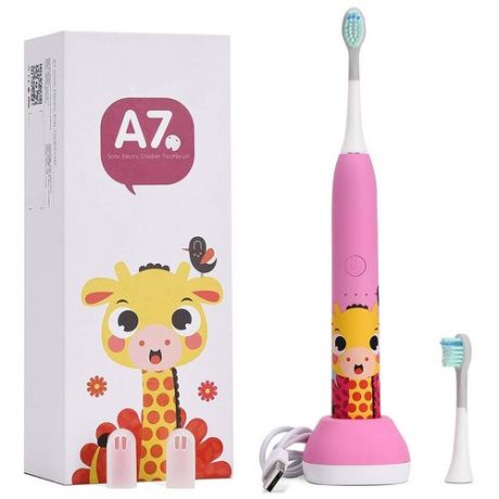 Электрическая зубная щетка Apiyoo A7_Pink, розовый