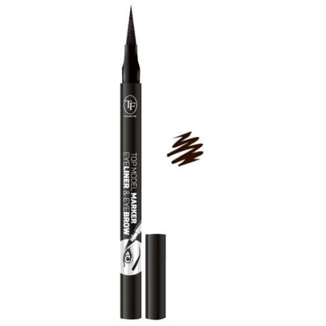 TF Cosmetics Подводка для бровей Top Model marker Eyeliner & Eyebrow, оттенок light brown