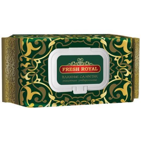 Влажные салфетки Fresh royal универсальные, 120 шт.