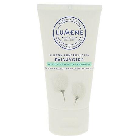 Lumene Klassikko Day Cream For Oily and Combination Skin Дневной крем для лица Контроль жирного блеска, 50 мл