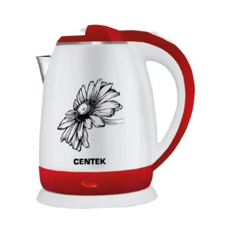 Чайник CENTEK CT-1026 Flower, красный