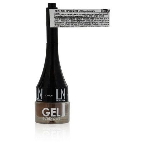 LN-professional гель для бровей Eyebrow gel 02, коричневый