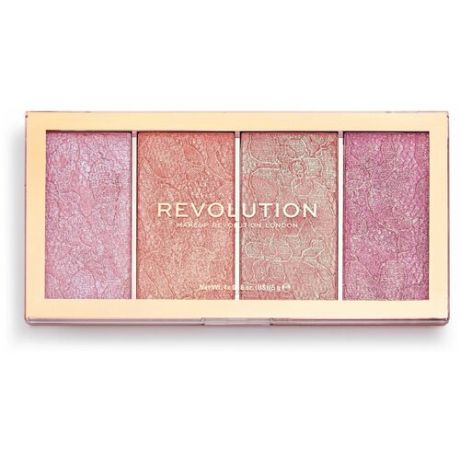REVOLUTION Палетка румян Vintage Lace Blush Palette, Vintage Lace