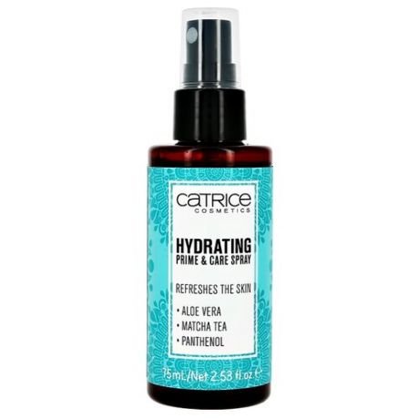 CATRICE Праймер-спрей ухаживающий для лица Hydrating Prime & Care Spray, 75 мл, бесцветный