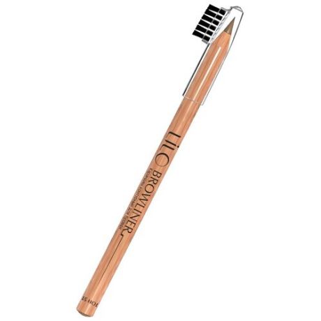 Lilo Карандаш для бровей Browliner, оттенок 55 natural black