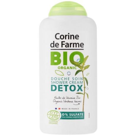 Гель-крем для душа CORINE de FARME Detox, 300 мл