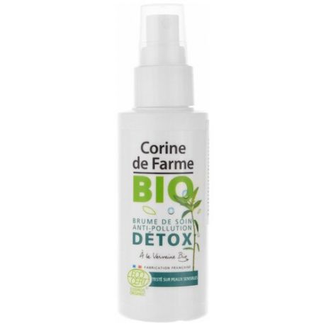 CORINE de FARME Увлажняющий cпрей для лица Bio Detox, 100 мл