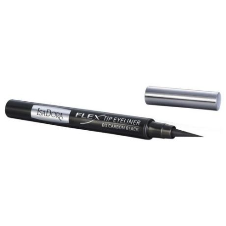 IsaDora Подводка для век Flex Tip Eyeliner, оттенок 81 matt black