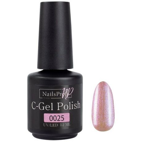 NailsProfi Гель-лак C-Gel Polish-S, 12 мл, 0027