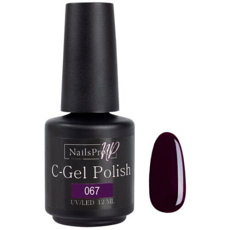 NailsProfi Гель-лак C-Gel Polish, 12 мл, 156