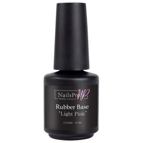 NailsProfi Базовое покрытие Rubber Base, glitter 7, 12 мл