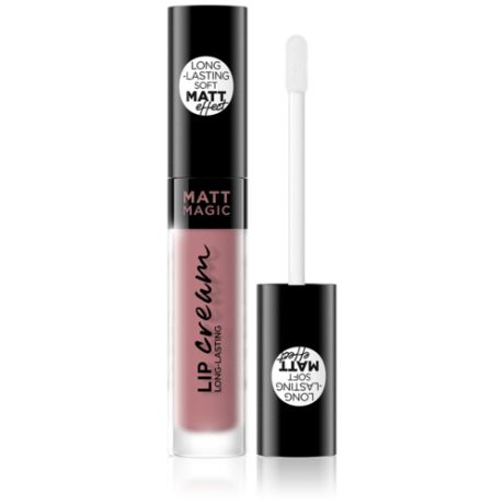 Eveline Cosmetics Жидкая помада для губ Matt Magic Lip Cream матовая, оттенок 02 Cashmere Nude