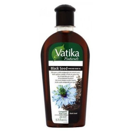 Dabur Vatika Масло для волос с семенами чёрного тмина, 200 мл