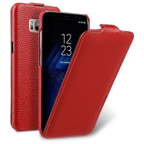 Кожаный чехол флип Melkco для Samsung Galaxy S8 - Jacka Type - красный
