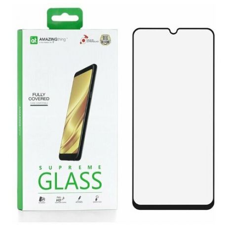 Защитное стекло для Samsung Galaxy A50 / A20 2019 / A30 2019 / A30S / A50S 2019 Amazingthing Silk Full Glue Black 0.3mm / противоударное стекло / защита дисплея / закалённое стекло / 9H glass / олеофобное покрытие / защита экрана для телефона / 9H стекло / полноэкранное стекло / толстое защитное стекло / защита от царапин / стекло для телефона / закаленное стекло / олеофобное стекло / защита экрана от трещин / защита от падений