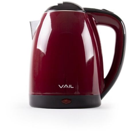 Чайник электрический VAIL VL-5554 красный 1,8 л.