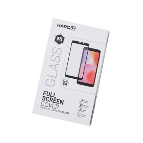 Защитное стекло Hardiz для Xiaomi Redmi 6/6A полноклеевое, 0.33мм, с черной рамкой