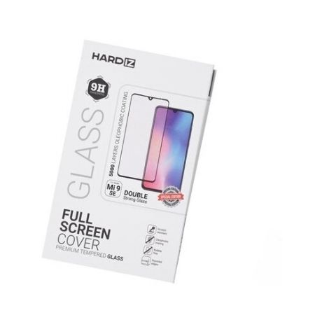 Защитное стекло Hardiz для Xiaomi Mi 9 SE полноклеевое, 0.33мм, с черной рамкой