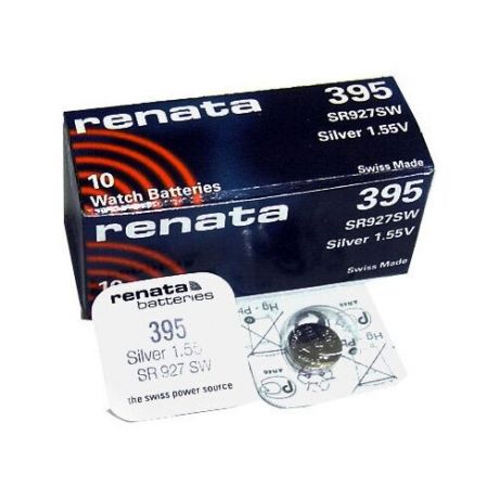 Батарейка Renata 395 10шт в упаковке