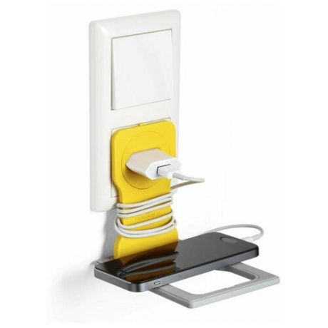 Держатель - подставка для зарядки телефона DURABLE VARICOLOR® PHONE HOLDER, желтый