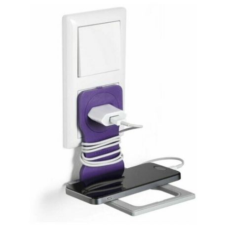 Держатель - подставка для зарядки телефона DURABLE VARICOLOR® PHONE HOLDER, фиолетовый