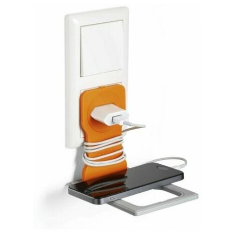 Держатель - подставка для зарядки телефона DURABLE VARICOLOR® PHONE HOLDER, оранжевый