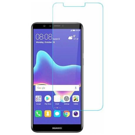 Защитное стекло Nuobi 0.3mm 9H для Huawei Y9 2018/8 Plus (Анти-отпечаток) (Прозрачный (1 шт))