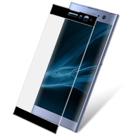 3D полноэкранное ультратонкое износоустойчивое сколостойкое олеофобное защитное стекло для Sony Xperia XA2 черный