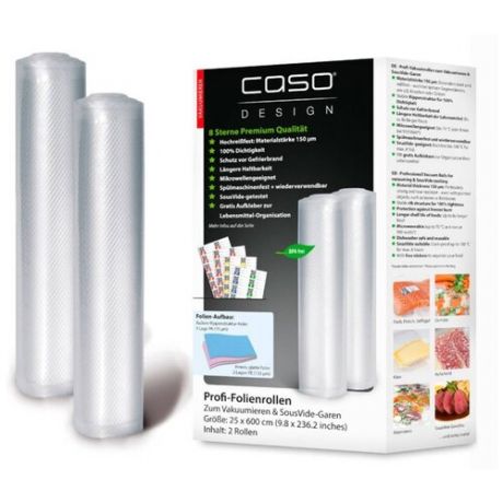 Рулоны для вакуумного упаковщика CASO VC 25*600
