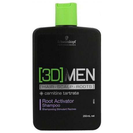 [3D]MEN Шампунь активатор роста волос – очищение 250 мл