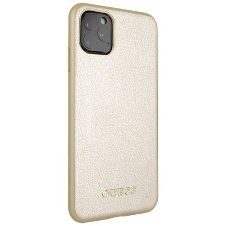 Чехол Guess для IPhone 11 Pro Max Iridescent Hard PU Gold