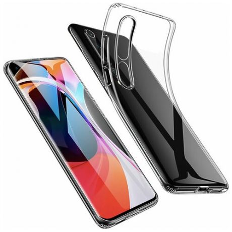 Прозрачный силиконовый чехол для телефона Xiaomi Mi 10 Pro / Прозрачный чехол на Ксиоми, Сяоми Ми 10 Про / Ультратонкий Premium силикон с протекцией от прилипания (Прозрачный)