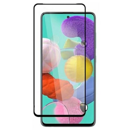 Полноэкранное защитное стекло для телефона Samsung Galaxy A11 и M11 / Стекло на Самсунг Галакси A11 и М11 / Стекло на весь экран / Full Glue от 3D до 21D (черный)