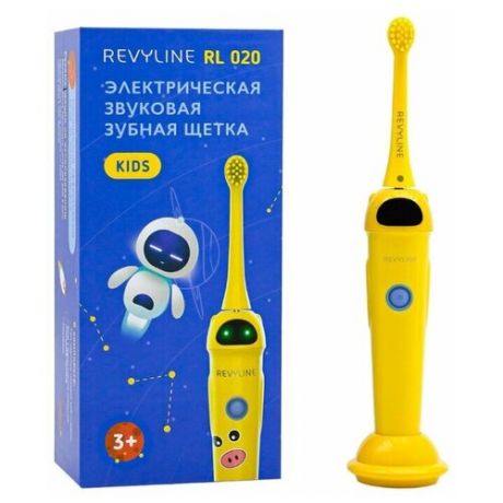 Электрическая зубная щетка Revyline RL 020 Kids, желтая