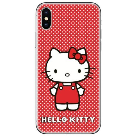Чехол Deppa TPU для Apple iPhone X/Xs прозрачный, Hello Kitty 2