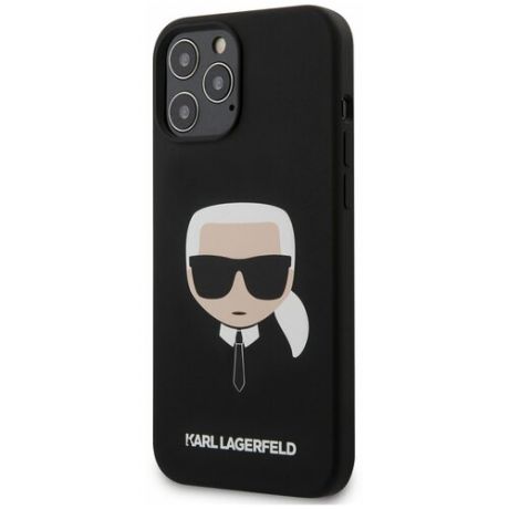 Чехол Lagerfeld для iPhone 12 Pro Max (6.7) Liquid silicone Karl