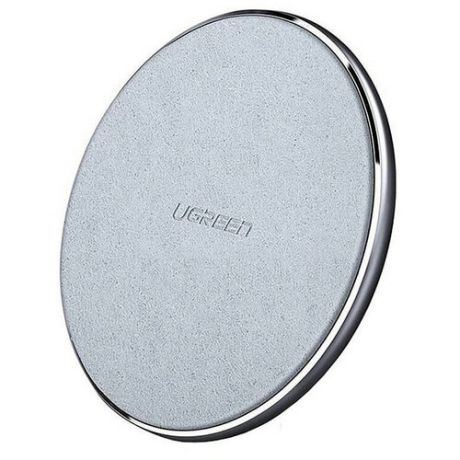 Беспроводная зарядка Ugreen Wireless charger (10W, Aluminum alloy + alcantara velvet)