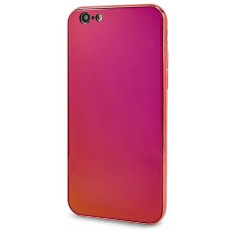 Чехол для iPhone 6/6S Mirror Glass (Розовый)