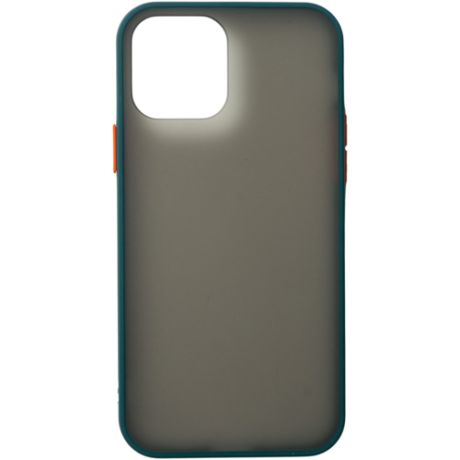 Защитный чехол для Apple iPhone 12 / 12 Pro силикон пластик black/red