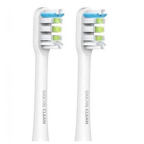 Сменные насадки для зубной щетки Soocas X3 (2шт) Белые