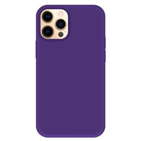 Krutoff / Чехол-накладка Krutoff Silicone Case для iPhone 12 Pro Max (purple) 36
