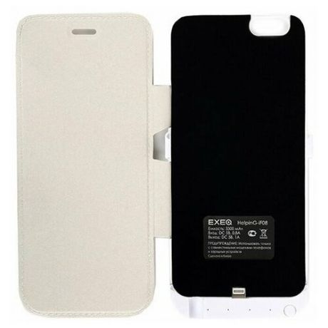 Чехол-аккумулятор для iPhone 6 Exeq HelpinG-iF08 (белый)