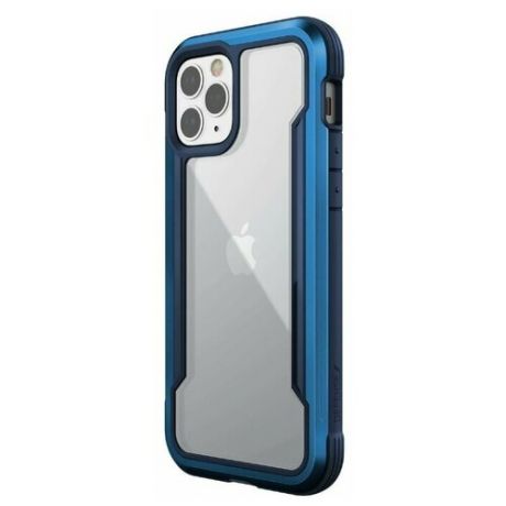 Защитный Чехол накладка для Apple iPhone 12 Pro Max противоударный X-Doria Defense Shield Midnight Blue