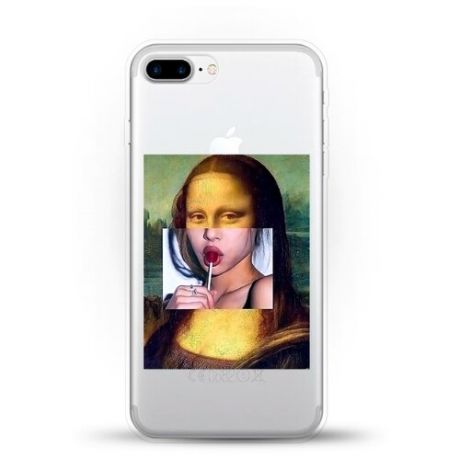 Силиконовый чехол Мона на Apple iPhone 8 Plus