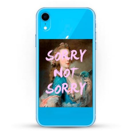 Силиконовый чехол Sorry на Apple iPhone Xr