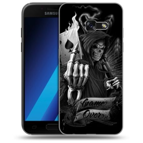 Дизайнерский силиконовый чехол для Samsung Galaxy A7 2017 креативный дизайн